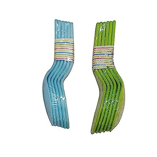 SBA PRIME Plastic Masala Spoon Set for Home Kitchen – 11cm Length – Small Measuring Spoons for Spices – Pack of 24 Pcs (Multicolor) - Image 2