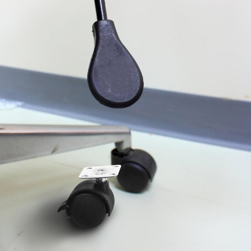 Plastic Caster Wheels with Swivel Plate and Brake for Enhanced Furniture Mobility - Image 5