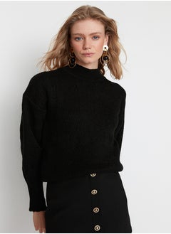 Black Soft Textured Basic Knitwear Sweater TWOAW21KZ0204 - pzsku/ZD73452E90DD12018CF75Z/45/_/1730939994/64de28b4-3833-46df-bb98-9bad8a8371fc