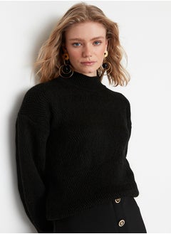 Black Soft Textured Basic Knitwear Sweater TWOAW21KZ0204 - pzsku/ZD73452E90DD12018CF75Z/45/_/1730939997/2518835b-f6c8-4dbe-99e6-467a4dd72c63