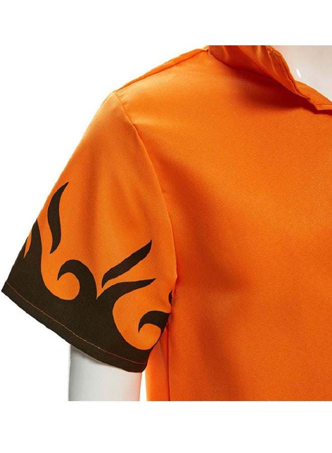Naruto 6th Hokage Cloak Jacket Clothes Anime Robe Cosplay Costume - Image 2