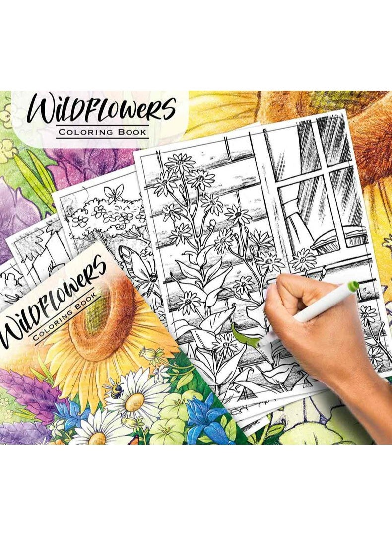 Crayola 40-Page Coloring Book, Wildflowers - Image 3