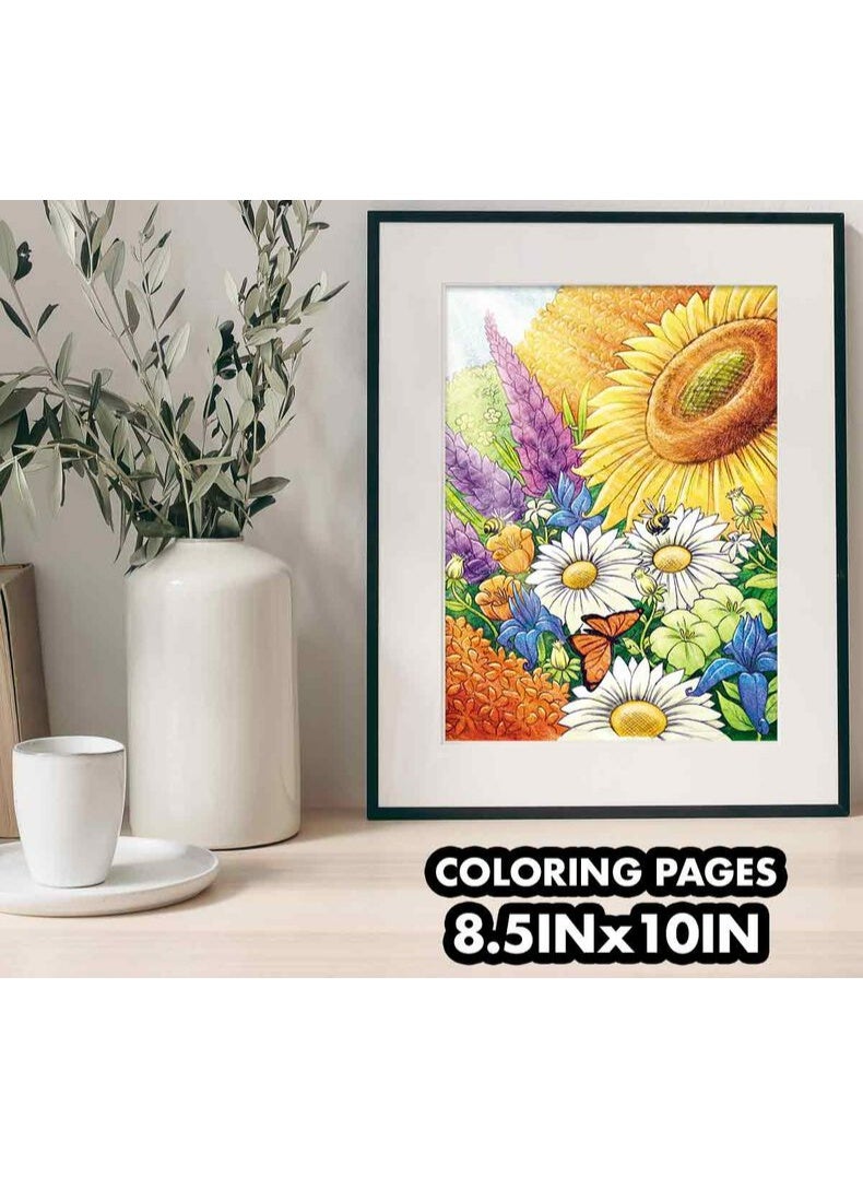 Crayola 40-Page Coloring Book, Wildflowers - Image 5