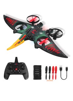 JAJEEK RC Aeroplane 2.4GHz Remote Controlled L0713 Quadcopter Floating Fighter Aircraft | RTF for Beginners, Kids & Adults | USB Charging, Green | Easy to Fly, Fun Flying Toy for Indoor & Outdoor Play  - Image 1