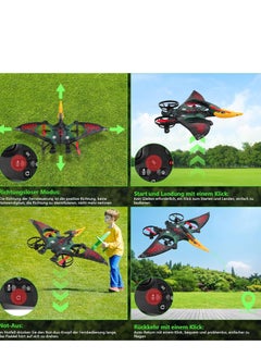 JAJEEK RC Aeroplane 2.4GHz Remote Controlled L0713 Quadcopter Floating Fighter Aircraft | RTF for Beginners, Kids & Adults | USB Charging, Green | Easy to Fly, Fun Flying Toy for Indoor & Outdoor Play  - Image 3