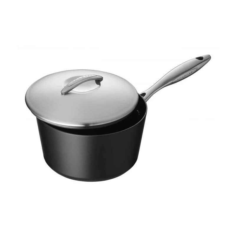Scanpan Professional 2 qt Nonstick Saucepan with Lid - Compatible with All Cooktops, Induction Ready, Metal Utensil Safe, Oven Safe to 500°F, Dishwasher Safe - Image 3
