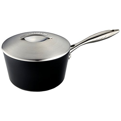 Scanpan Professional 2 qt Nonstick Saucepan with Lid - Compatible with All Cooktops, Induction Ready, Metal Utensil Safe, Oven Safe to 500°F, Dishwasher Safe - Image 1