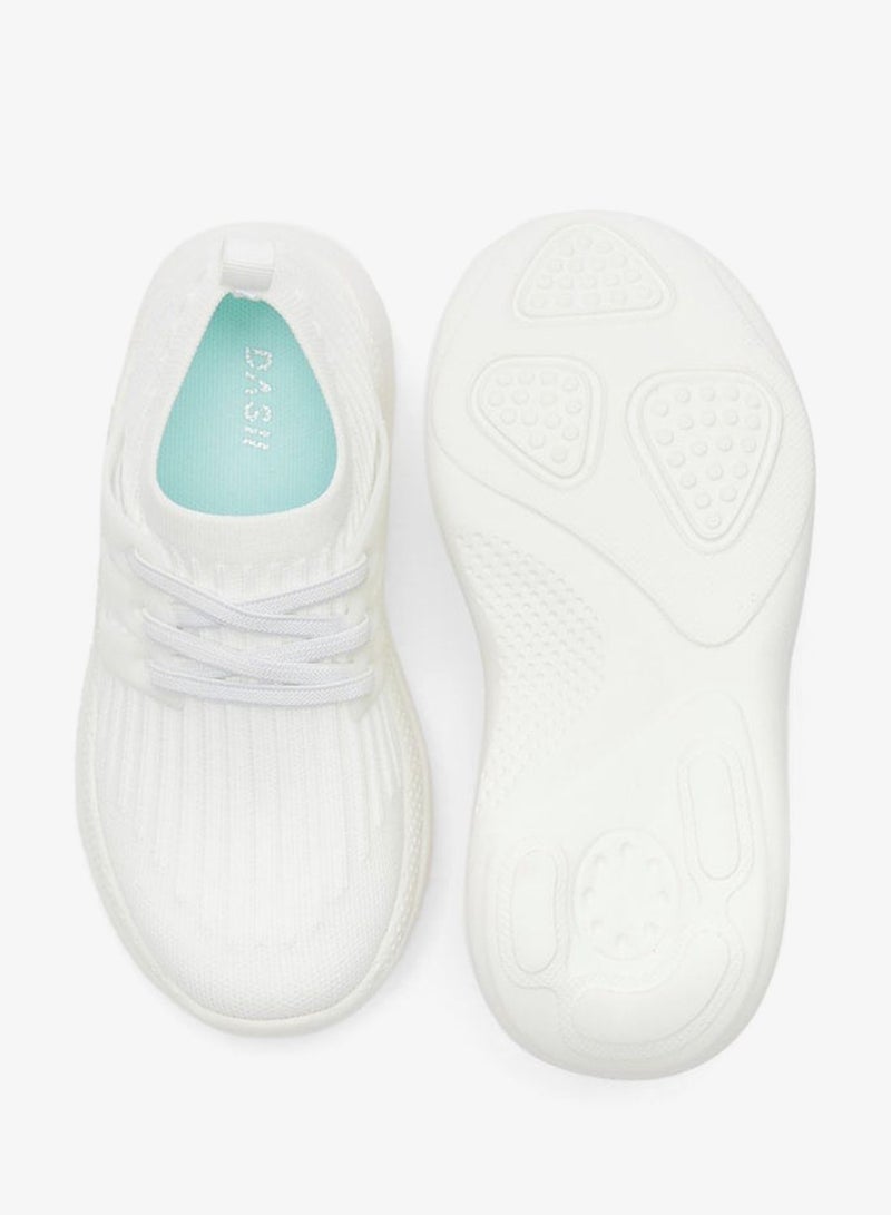 Dash Girls Textured Slip-On Sports Shoes - Image 5