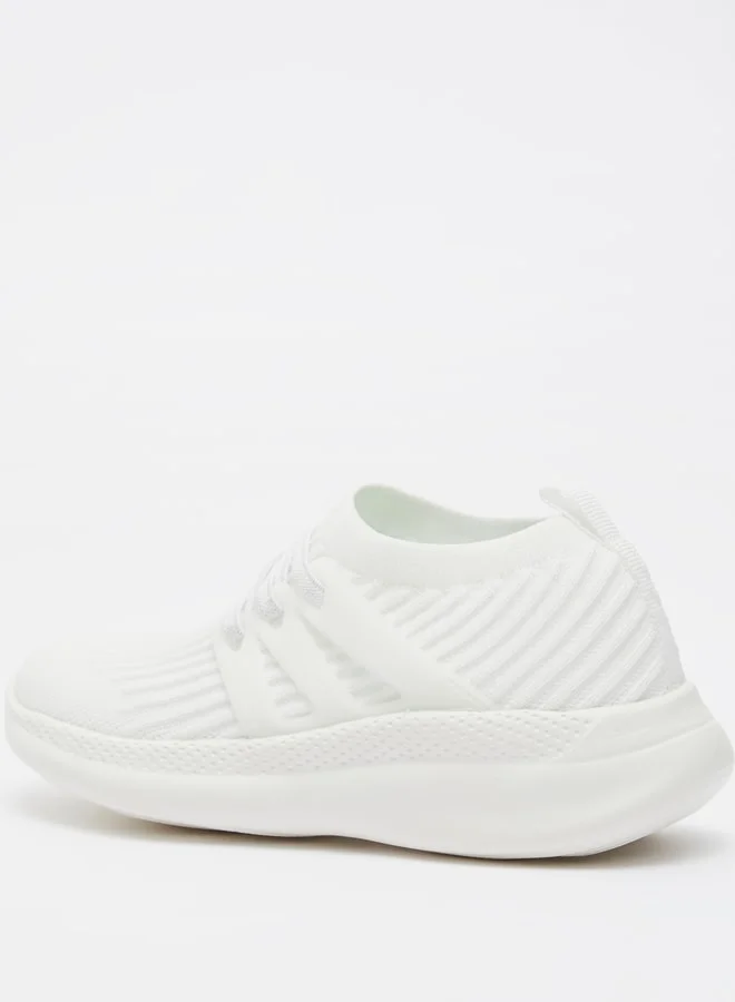 Dash Girls Textured Slip-On Sports Shoes