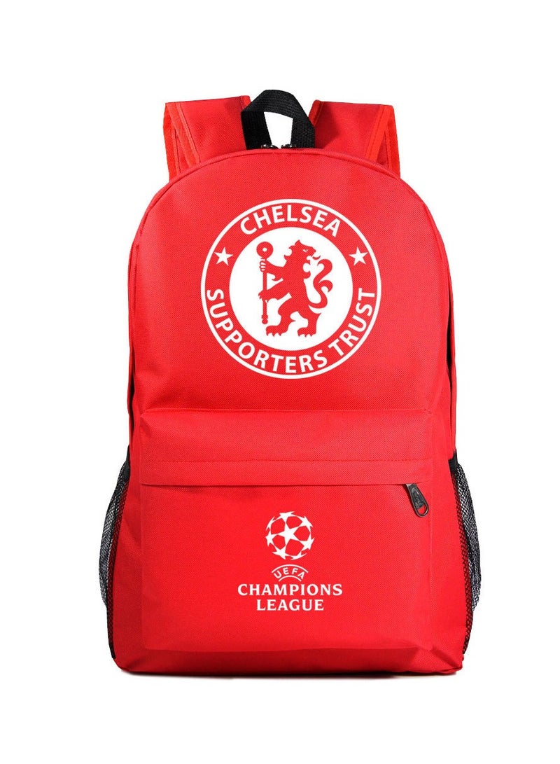 Champions League Printed Youth Large Capacity Men's and Women's Shoulders