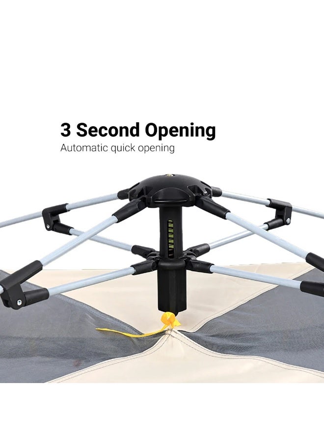 Eworld Outdoor Waterproof Premium Camping Tent for Family & Travel | Portable, Durable & Quick Setup - Image 3