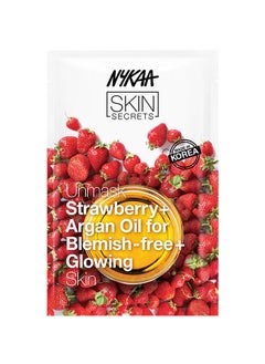 Nykaa Nykaa Skin Secrets Strawberry + Argan Oil Sheet Mask 