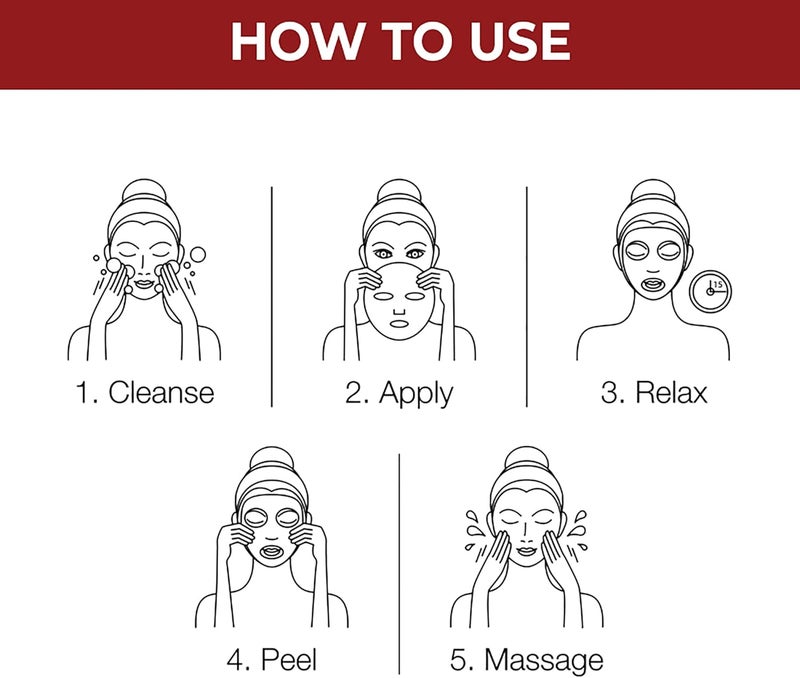 نيكا قناع نايكا سكين سيكريتس بخلاصة الفراولة وزيت الأرجان - Image 2