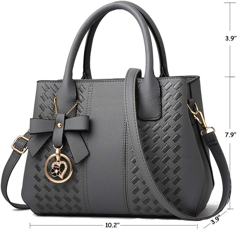 Jeniulet Purses and Handbags for Women Fashion Ladies PU Leather Top Handle Satchel Shoulder Tote Bags - Image 3
