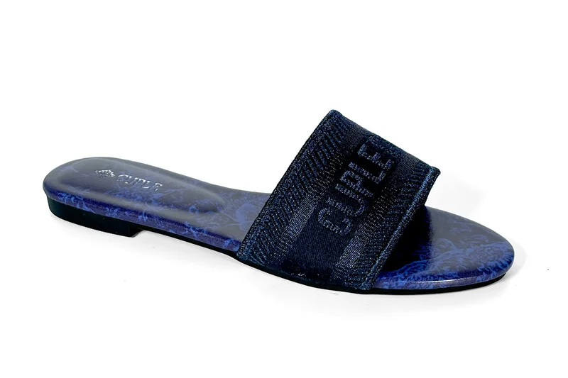 Cuple Ladies Cuple print Slip-on Sandals
