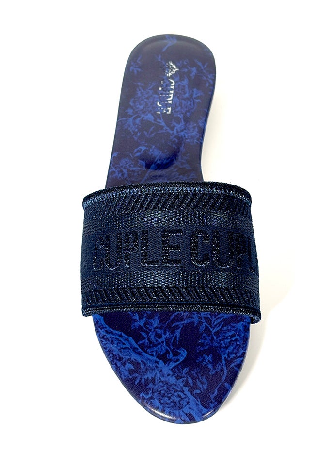 Cuple Ladies Cuple print Slip-on Sandals - Image 3