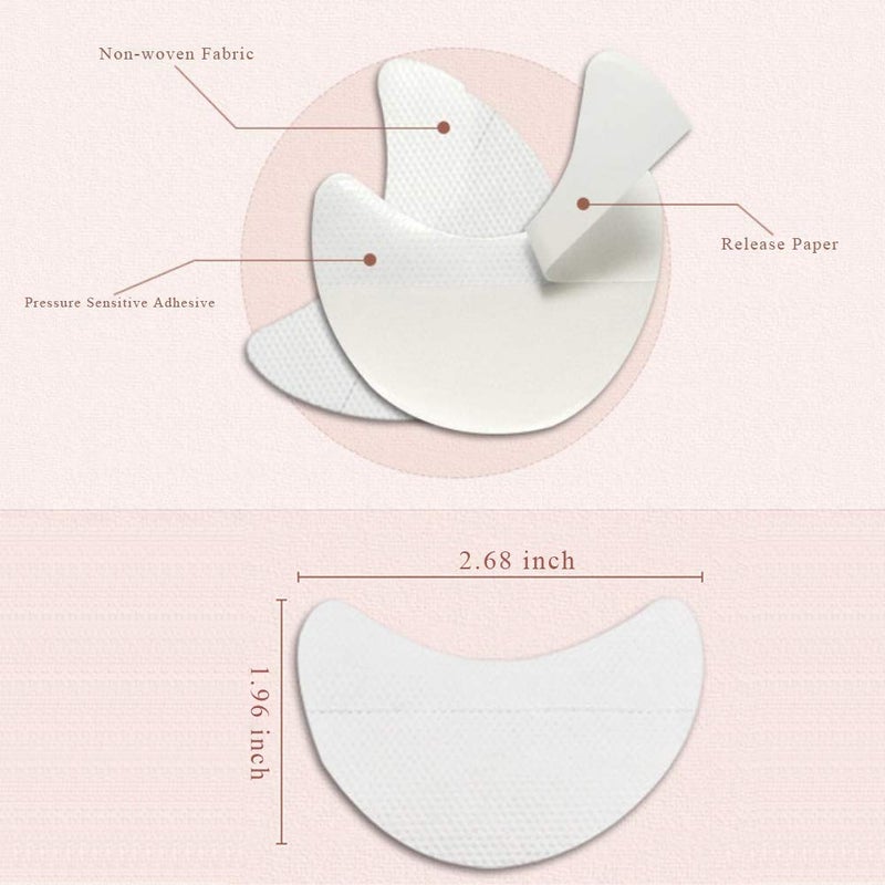 MOTYYA Eyeshadow Stencils, 120 Pcs Eyeshadow Shield, Professional Lint Free Under Eye Eyeshadow Gel Pad Patches For Eyelash Extensions, Lip Makeup - Image 4