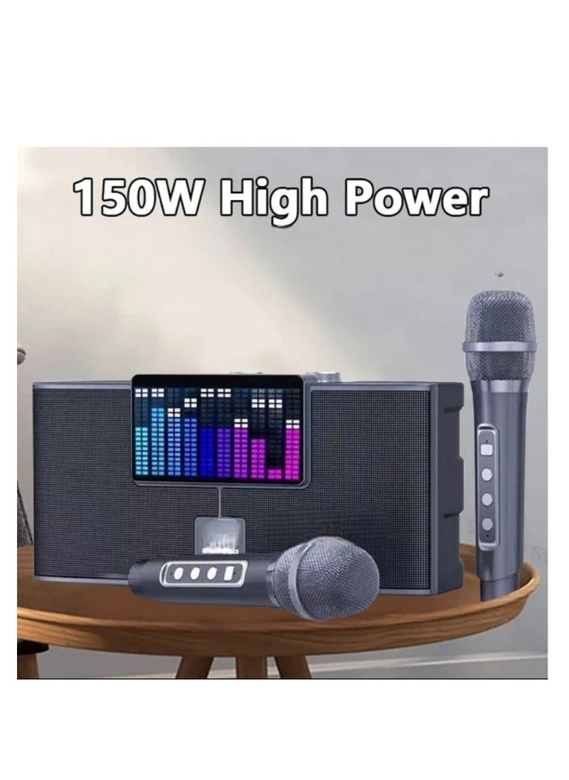 Generic - High Power 150W Outdoor Wireless Bluetooth Speaker with RGB Rhythm Light HIFI Sound Quality and Extended Range for Home and Portable Use - Image 1