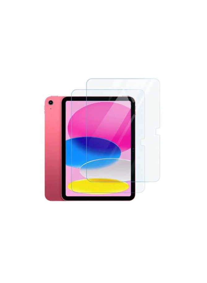 Two Pack Tempered Glass Screen Protector Compatible with iPad 11 (A16) 2025 / iPad 10 2022