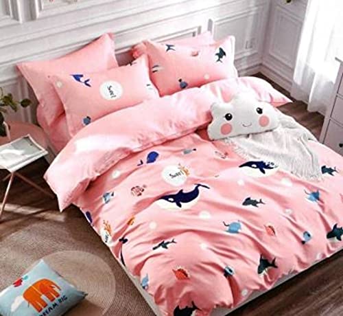 Blenzza Deco™ Glace Cotton Single Bed Reversable Babies & Kids Comforter/Dohar/Quilt,(Fish) 200 GSM(Size-60x90 Inches) - Image 1