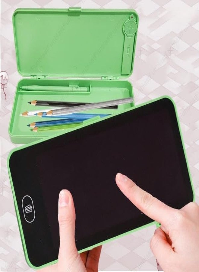Black Sparrow Writing Tablet Pencil Case for Kids – 2 in 1 LCD Digital Slate for Kids, E-Note Pad, Pencil Box for Kids, Doodle Writing Board for School Going Kids, Educational Toys for Kids - Image 5