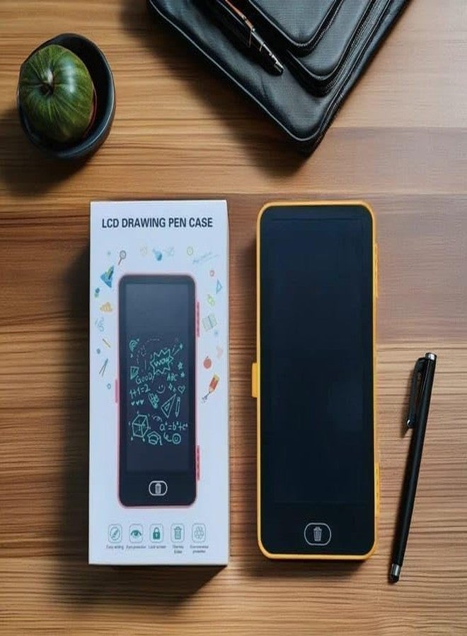 Black Sparrow Writing Tablet Pencil Case for Kids – 2 in 1 LCD Digital Slate for Kids, E-Note Pad, Pencil Box for Kids, Doodle Writing Board for School Going Kids, Educational Toys for Kids - Image 3