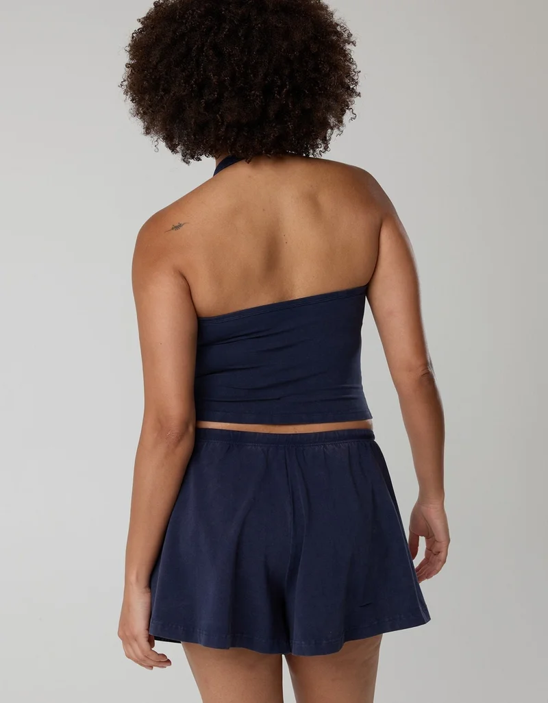Aerie  OFFLINE By Aerie OG Cotton Halter Tank Top for Women | Best Price UAE