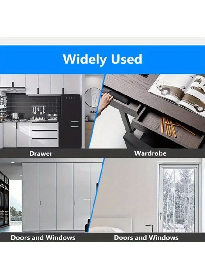 2pcs 3 Inch Silvery Keyed Hasp Locks Stainless Steel Security for Doors Cabinets - Image 5