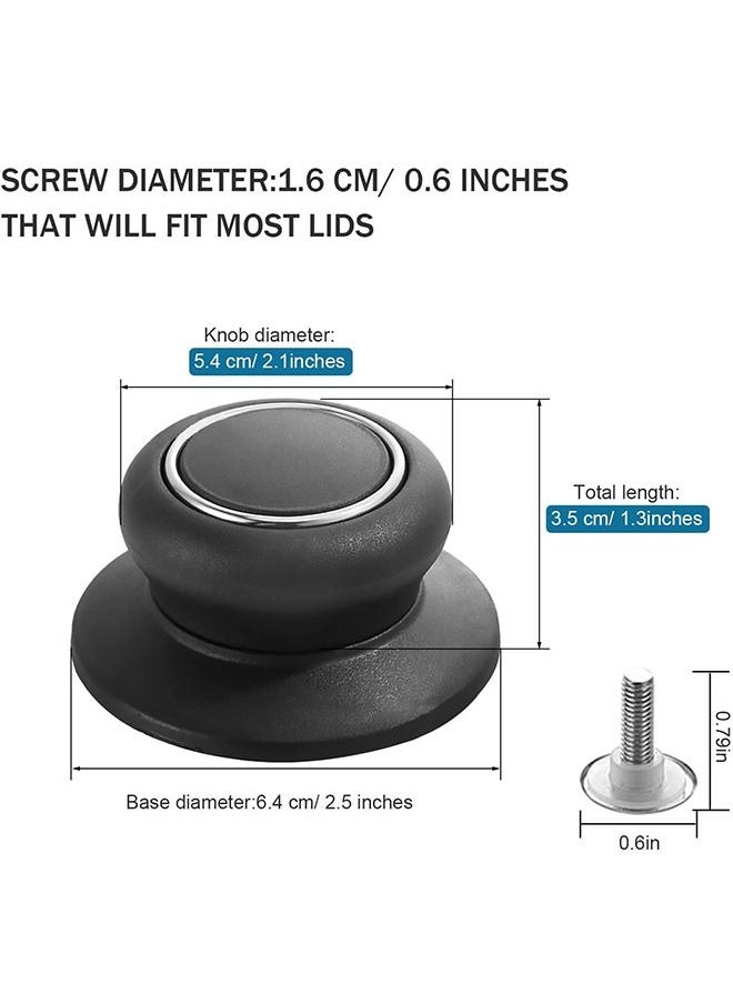 Generic 4Pcs Universal Pot Lid Top Replacement Knob  - Image 2
