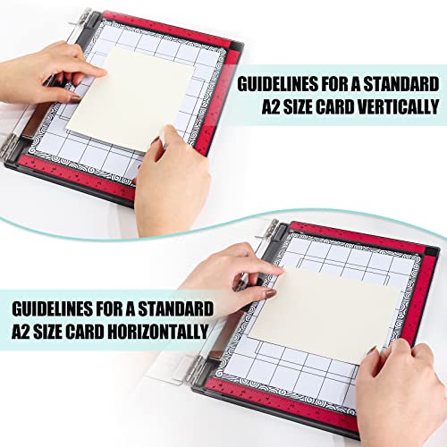 Briartw 4 PCS Sticky Non-Slip Flexible Gridded Stamp Mats Grid Sheets Low Stick Mat Multi-Use Low Tack Mat,Stick and Stamp Adhesived Sheet Scrapbooking Craft Accessory - Image 5