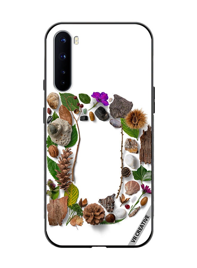 VR CREATIVE Protective Case Cover For OnePlus Nord Alphabet D Design Multicolour - Image 1