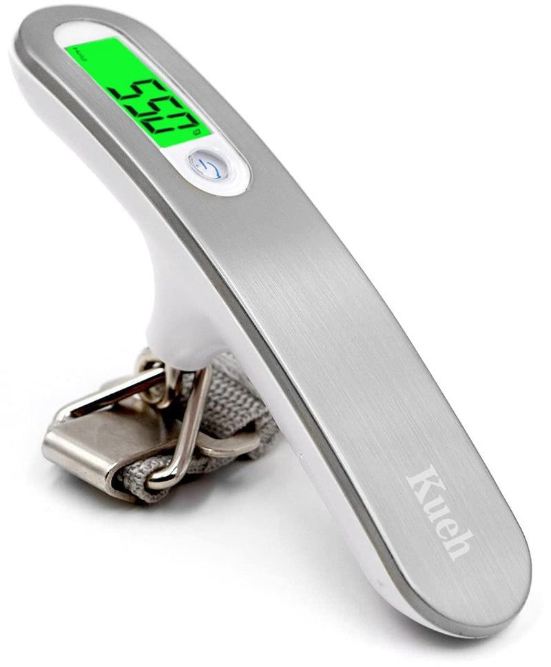 Kueh Portable Digital Luggage Scale - 110 lbs/50 kg Capacity with LCD Display - Image 1