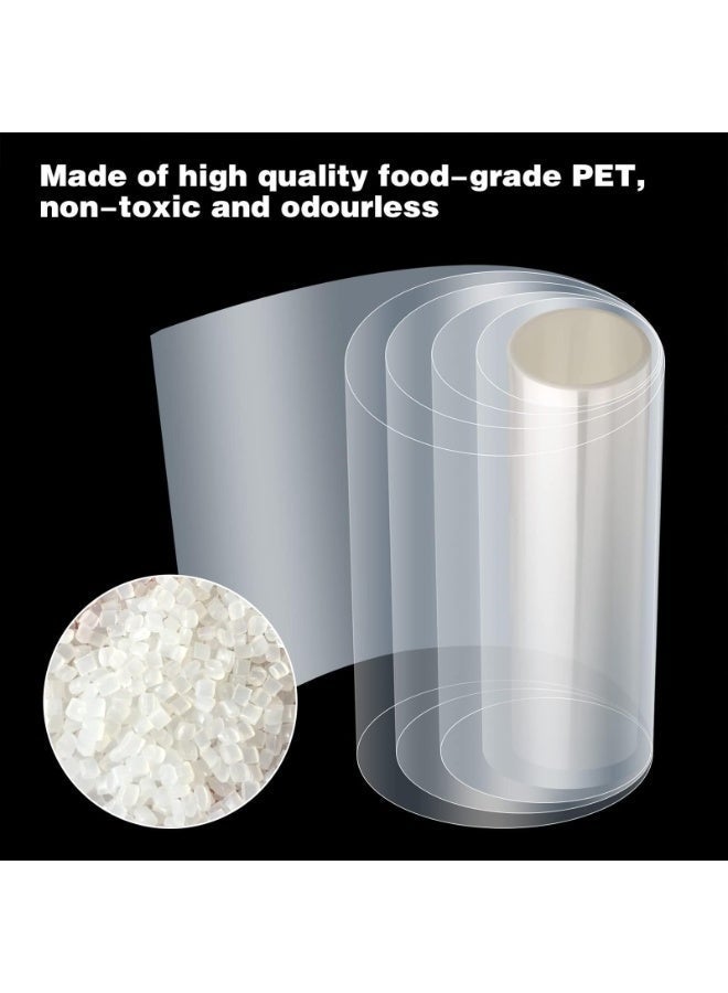 Arabest Acetate Cake Collar Sheets, Transparent Cake Surround Film, Food‑Grade Baking Decor Supplies for Mousse, Chocolate and Layered Cake Edge Wrapping - Image 2