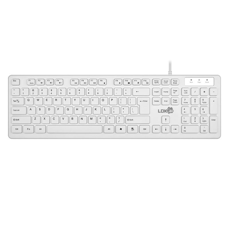 Ray Dikai K3 Chocolate Key Cap Fashion Wired Keyboard Usb Office Home Game Keyboard Manufacturers - Image 1
