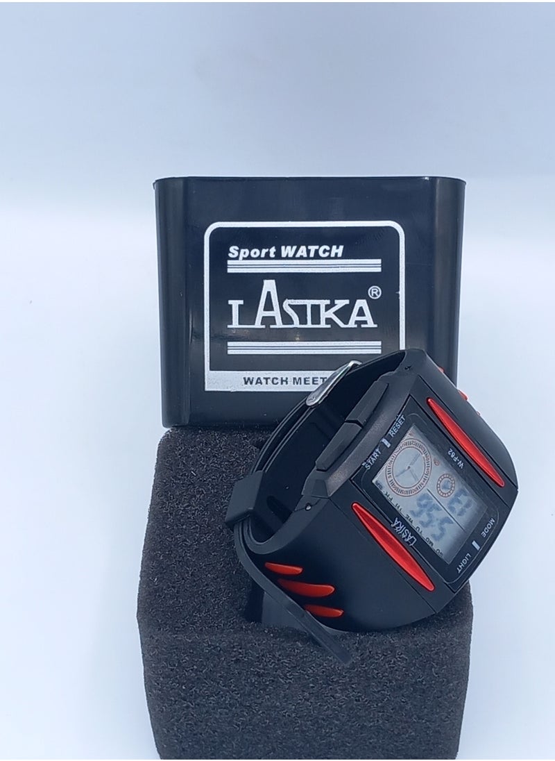 Lasika Black and red digital children's watch 991004  - Image 2