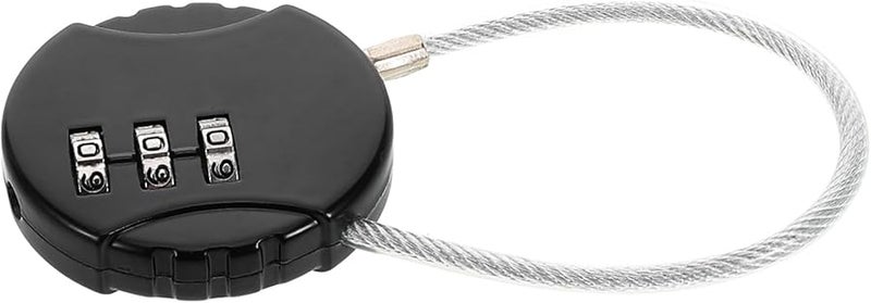 Resettable 3 Digit Combination Padlock For Luggage Gym Locker And Backpack Security - Image 1