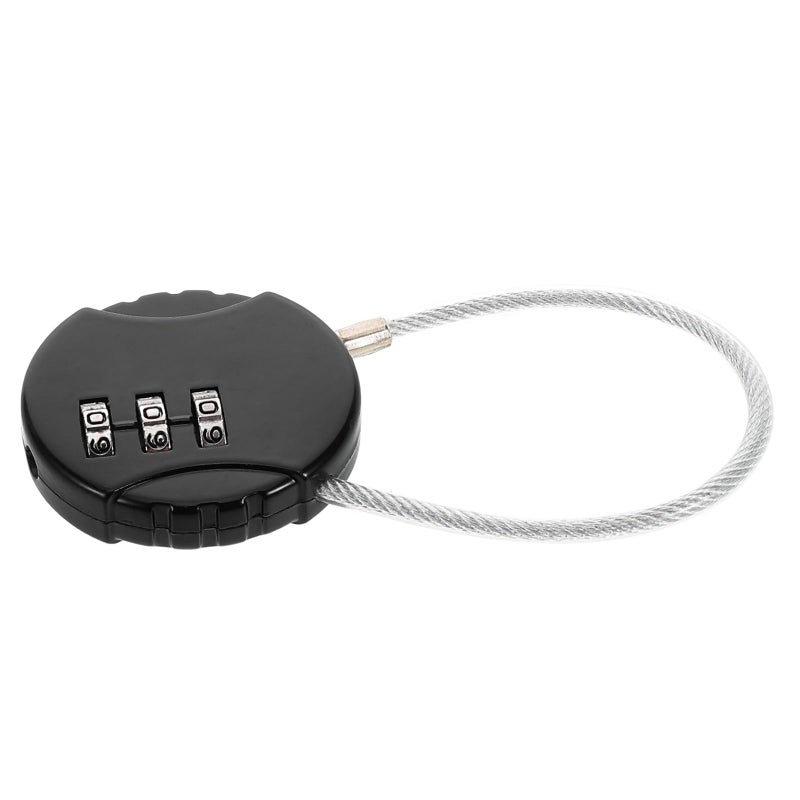 Resettable 3 Digit Combination Padlock For Luggage Gym Locker And Backpack Security - Image 2