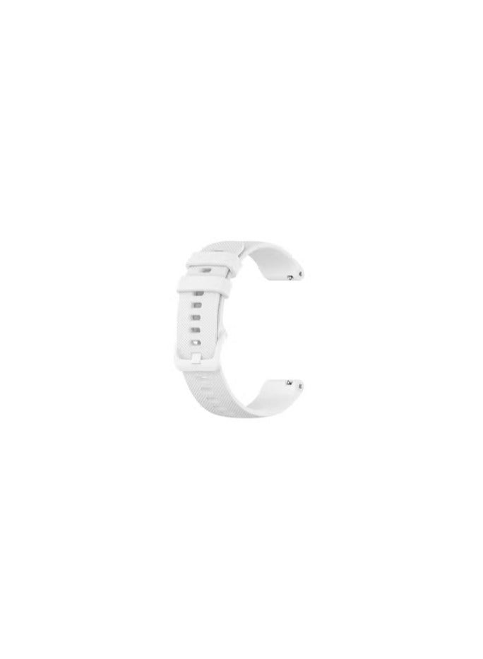 CATANES (For All Smartwatches 22mm) 22mm Silicone Straps Watch Band Strap for Huawei GT3 / Huawei GT3 pro/Huawei GT/Huawei GT 2 (46mm) Watch Band/Huawei Watch GT2 Pro Strap/Samsung Galaxy Watch 46mm / Galaxy Watch 3 45mm - White - Image 2