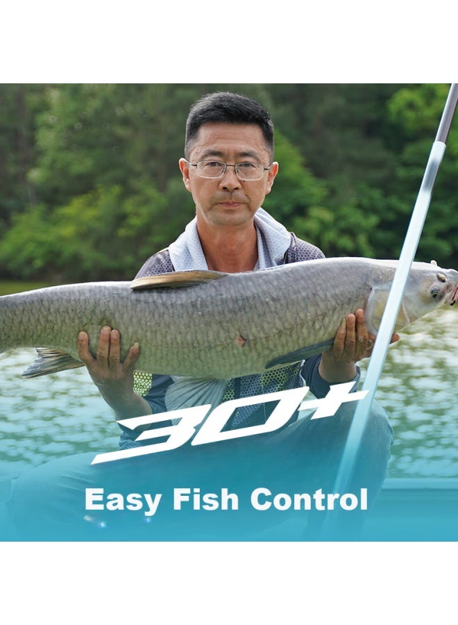 Jiadiaoni Wueri Light And Wild New Lightweight Big Fish Rod, Carp And Silver Carp Fishing Rod, Hand Rod, Ultra-light High Carbon Giant Fish Rod, Fishing Pole, 7.2m - Image 3
