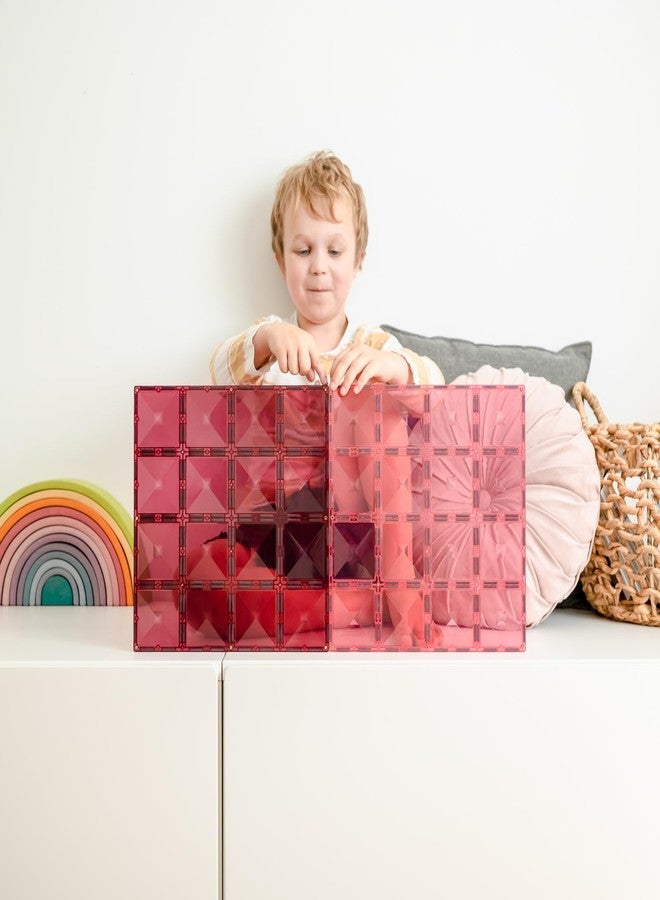 CONNETIX Pastel Base Plate Pack, 2 Pieces, Pink & Berry - Image 4