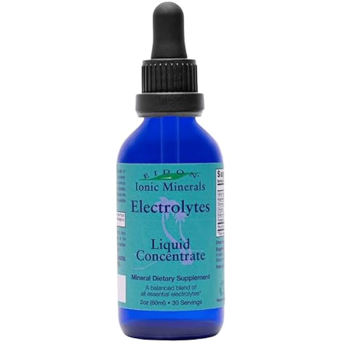 Eidon Ionic Minerals Eidon Electrolytes - Liquid Electrolyte Drops, Ionic Mineral Supplement to Add to Water, Replenish & Balance The Electrolyte Equilibrium, Hydration Support, Unsweetened Sugar Free - 2 oz - Image 1