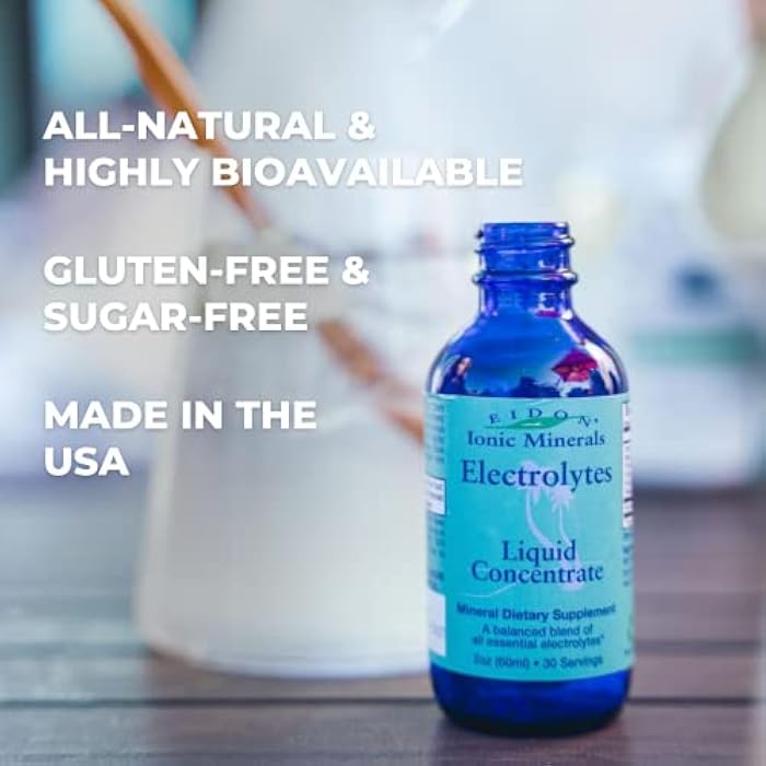 Eidon Ionic Minerals Eidon Electrolytes - Liquid Electrolyte Drops, Ionic Mineral Supplement to Add to Water, Replenish & Balance The Electrolyte Equilibrium, Hydration Support, Unsweetened Sugar Free - 2 oz - Image 5