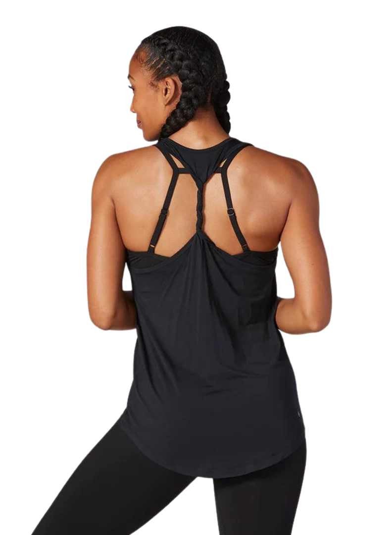TAVI TWISTED RACERBACK TANK EBONY - Image 2