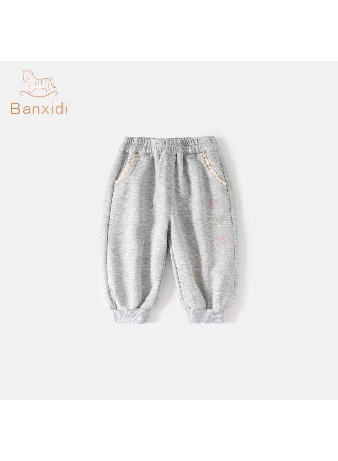 Benhedi Banxidi Girls' Pants Spring  New Stylish Jogger Pants Baby Casual Long Pants Autumn Children's Sweatpants - Image 1