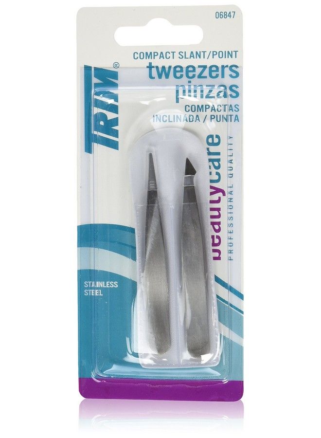 Trim Beautycare Mini Slantpoint 06847 Tweezers 3 Piece Set - Image 1