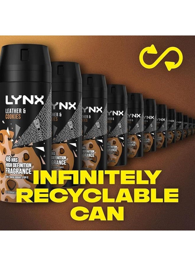lynx بخاخ مزيل العرق من لينكس بالجلد والبسكويت 150 مل - Image 4