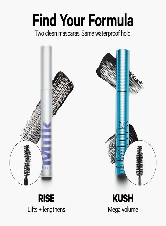 Milk Makeup RISE Waterproof Mascara - Lifts, Lengthens, Holds Curl & Adds Volume - Dries Quickly, Stays Put - Vegan, Cruelty Free - Image 5