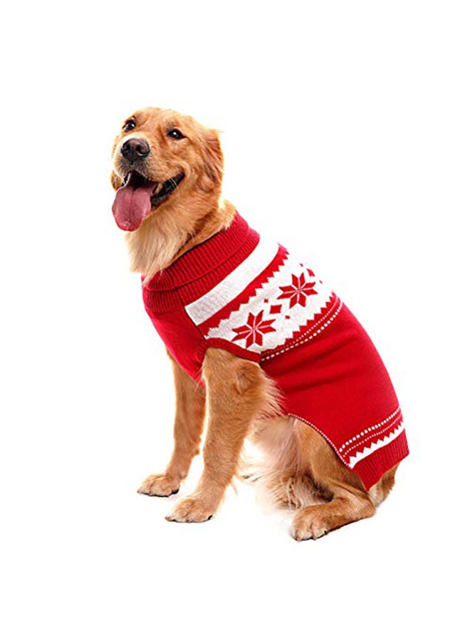 NIBEMINENT Mihachi Dog Sweater Red Medium - Image 4