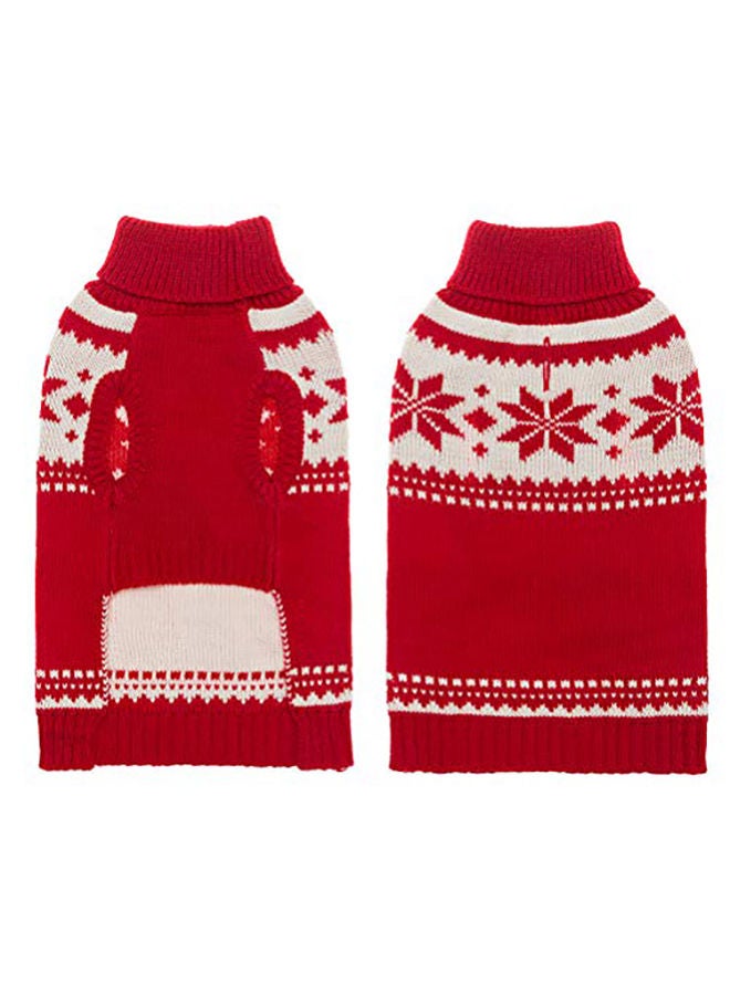 NIBEMINENT Mihachi Dog Sweater Red Medium - Image 5