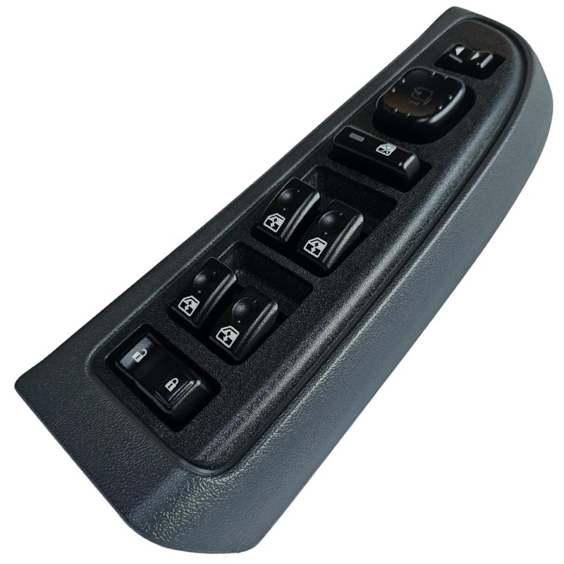 SWITCHDOCTOR Window Master Switch Dark Gray Bezel for 20032006 GMC Sierra Chevrolet Silverado Suburban Tahoe Yukon Avalanche Dark Pewter Crew Cab15883319 15883320 1588332115883323